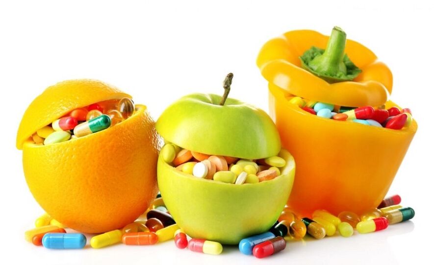 vitamina për fuqinë në perime dhe fruta